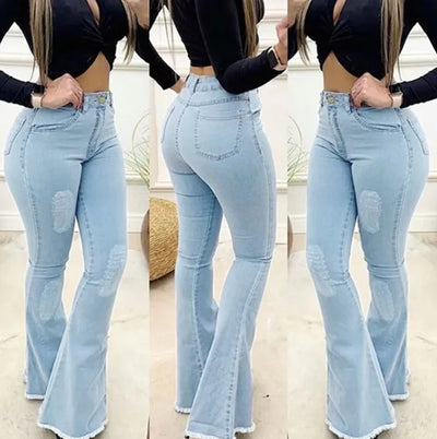 Sexy Slim Flared Broek