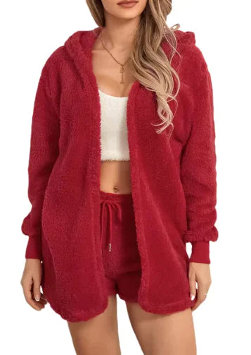 Vrouwen Fluffy Lougewear set