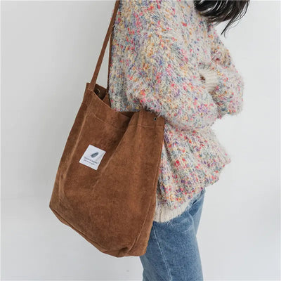 Survo ™ | Chic Corduroy Canvas Tas